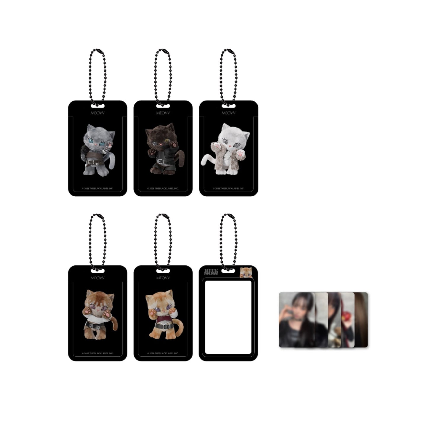 MEOVV BITE NOW character photo case holder set product photo