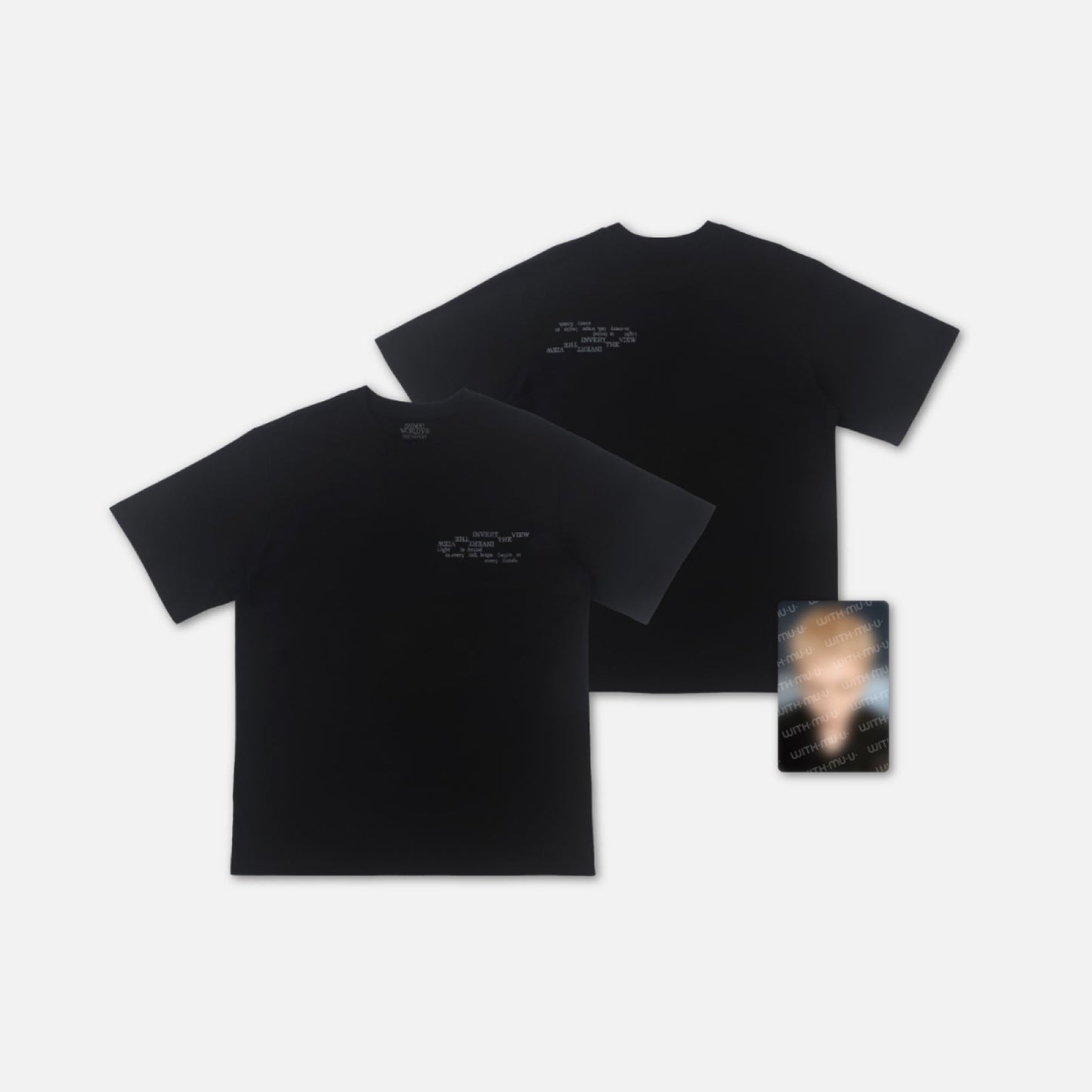 SHINee WORLD VIII THE INVERT T-shirt set with member photocard