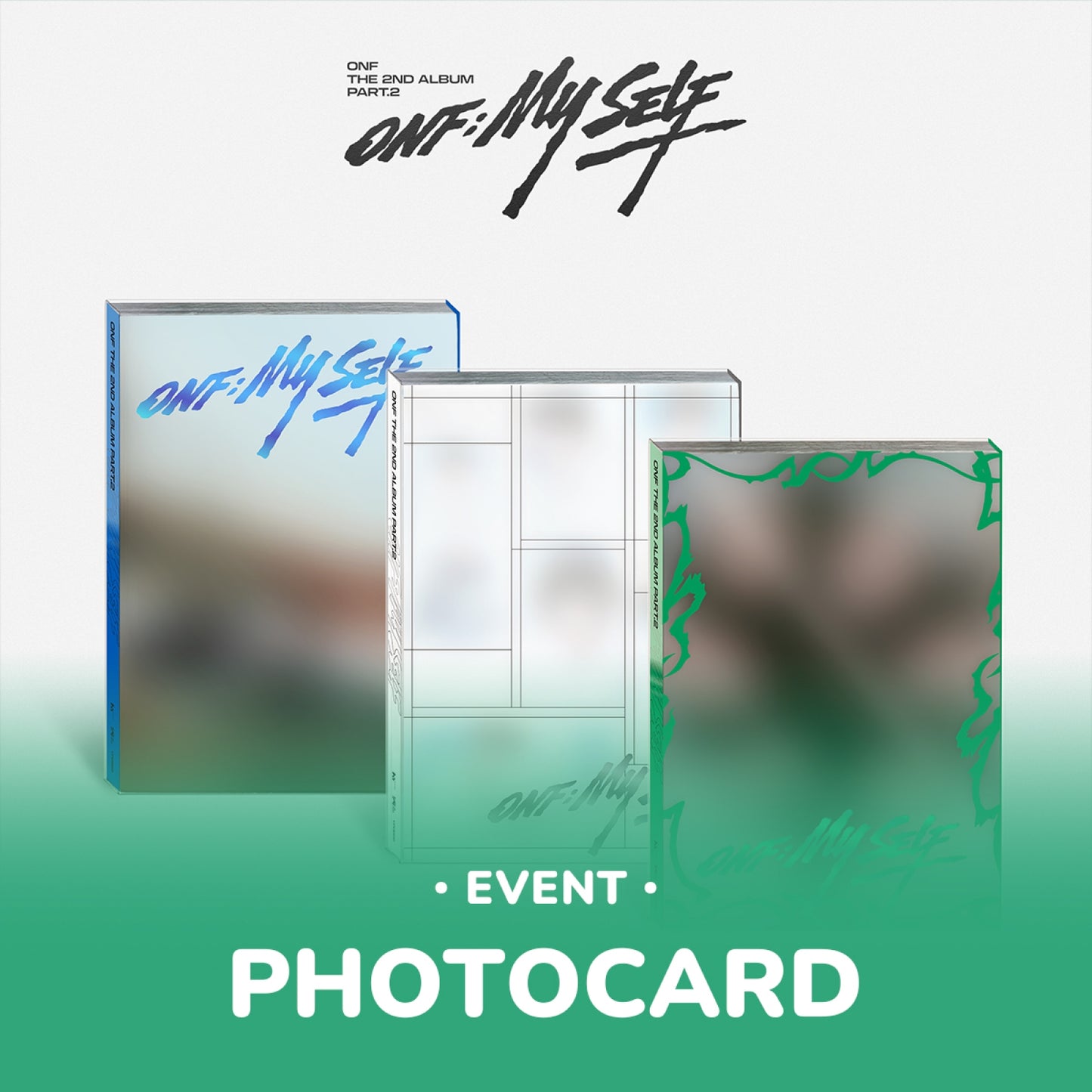 ONF MY SELF The 2nd Album Part.2 PHOTOBOOK Ver cover
