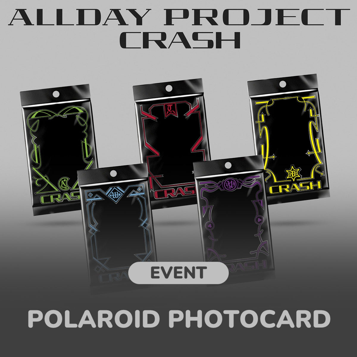 ALLDAY PROJECT CRASH 2nd EP Album LITE version member card packs