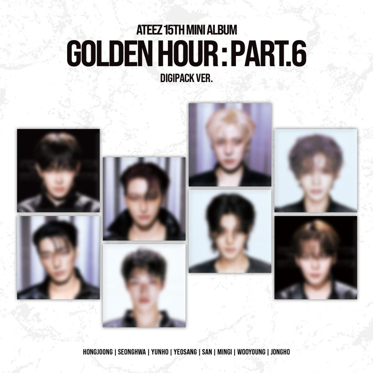 ATEEZ GOLDEN HOUR Part.6 DIGIPACK 8 Set official cover artwork