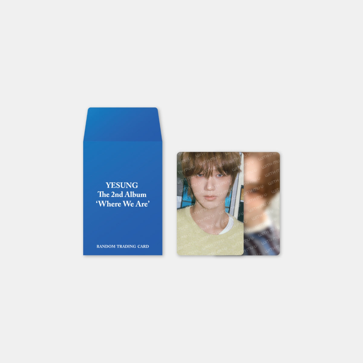 YESUNG 10th anniversary tour RANDOM TRADING CARD (Where We Are ver.) official product artwork