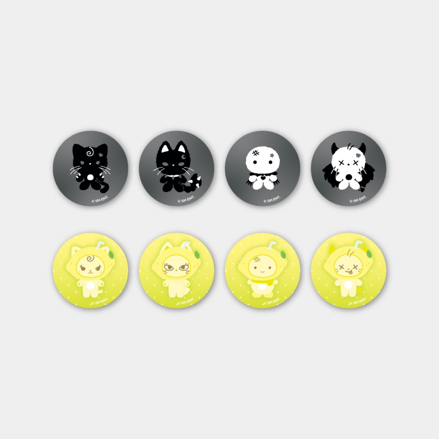 aespa Make It Lemonade Random Lenticular Pin Button official merchandise product photo