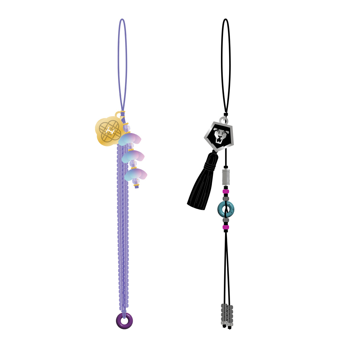 KPop Demon Hunters official light stick beads strap