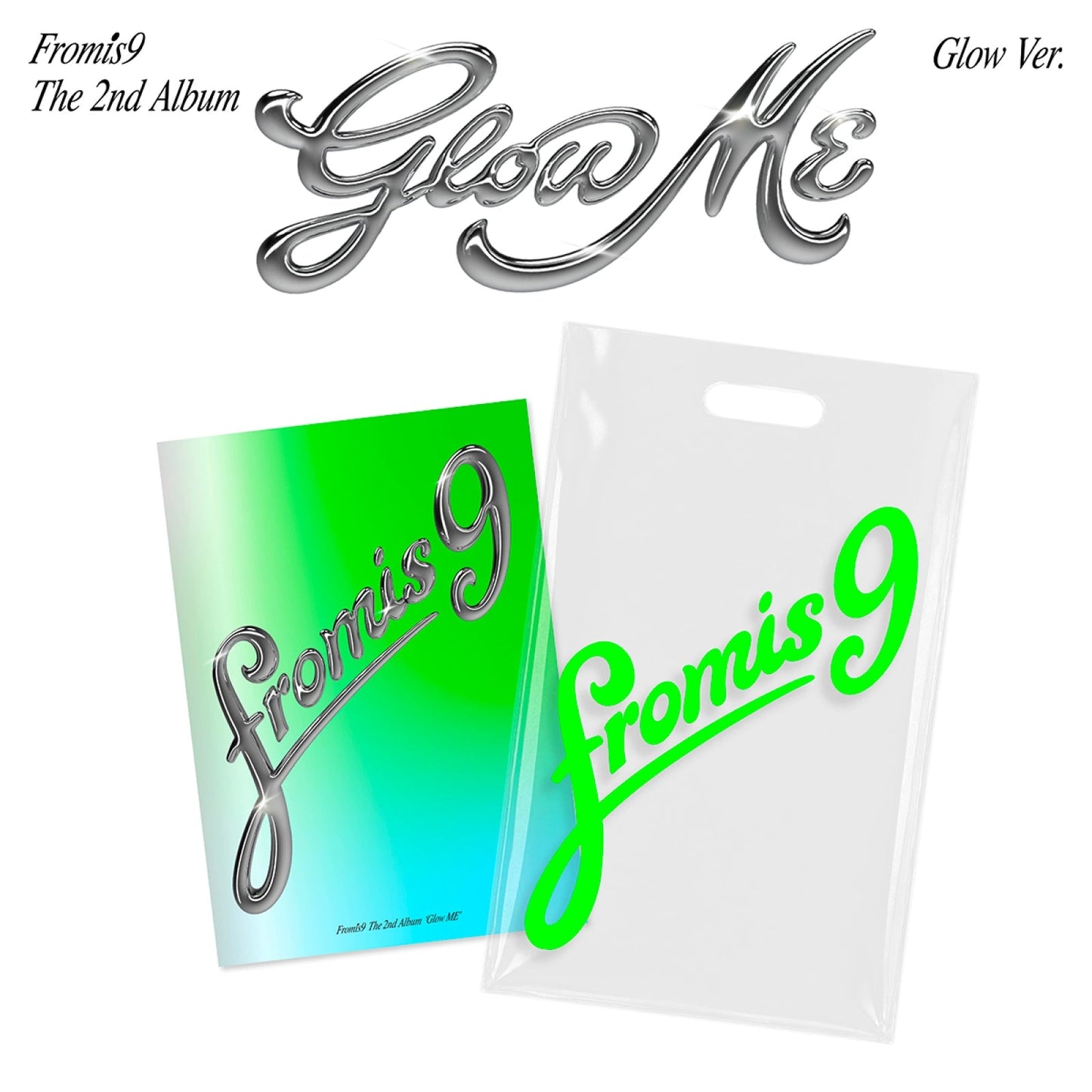 fromis_9 Glow ME 2nd album Glow version large-format photobook edition cover