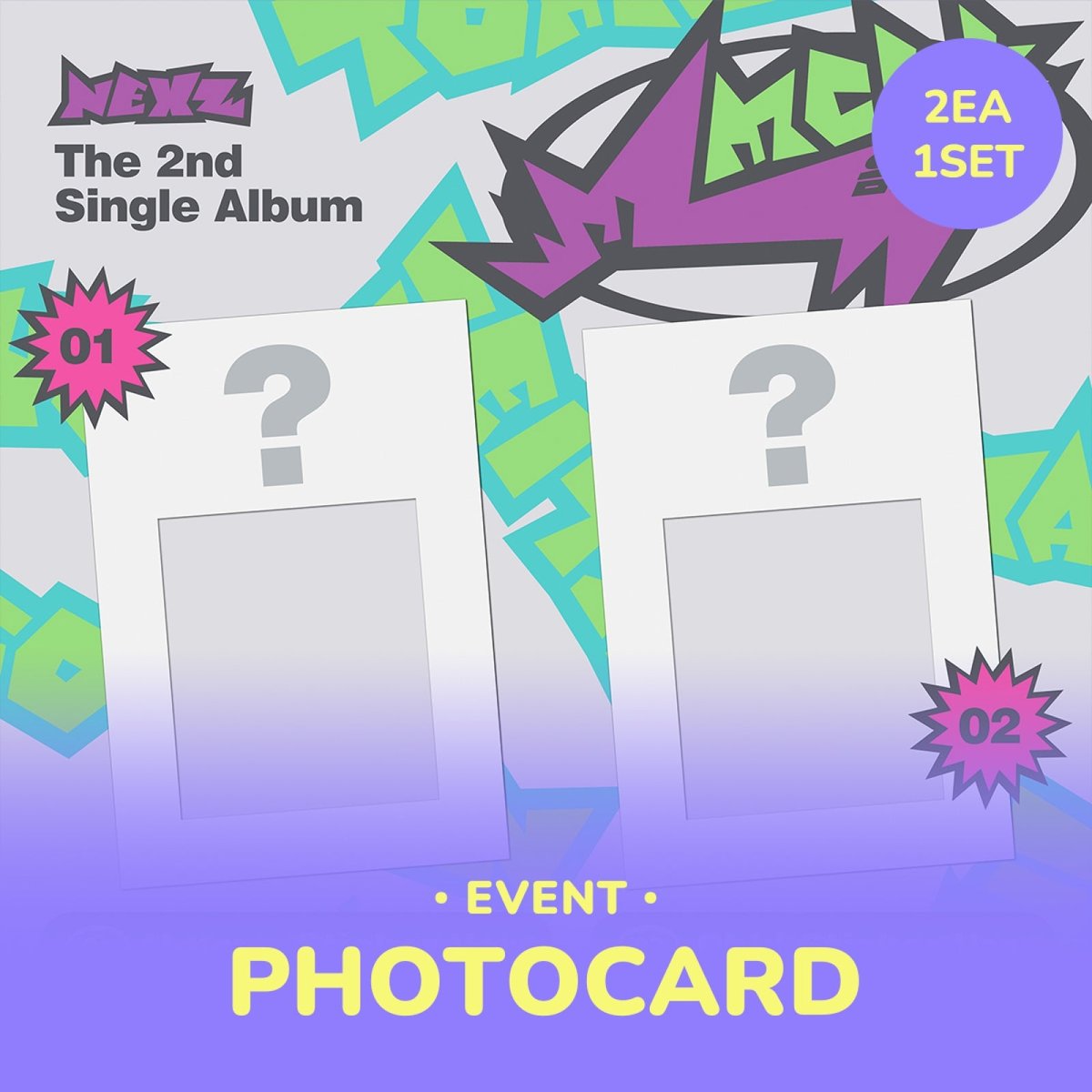 NEXZ - Mmchk / The 2nd Single Album (Umm...Sticker ver. / Chk! Sticker ver.) (2SET) cover