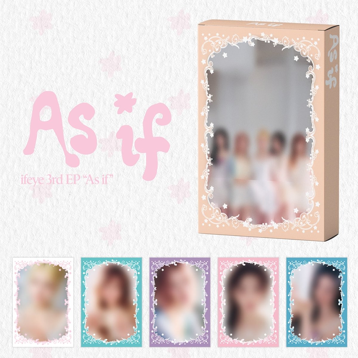 ifeye 3rd EP Album - As if (Platform Ver.) cover