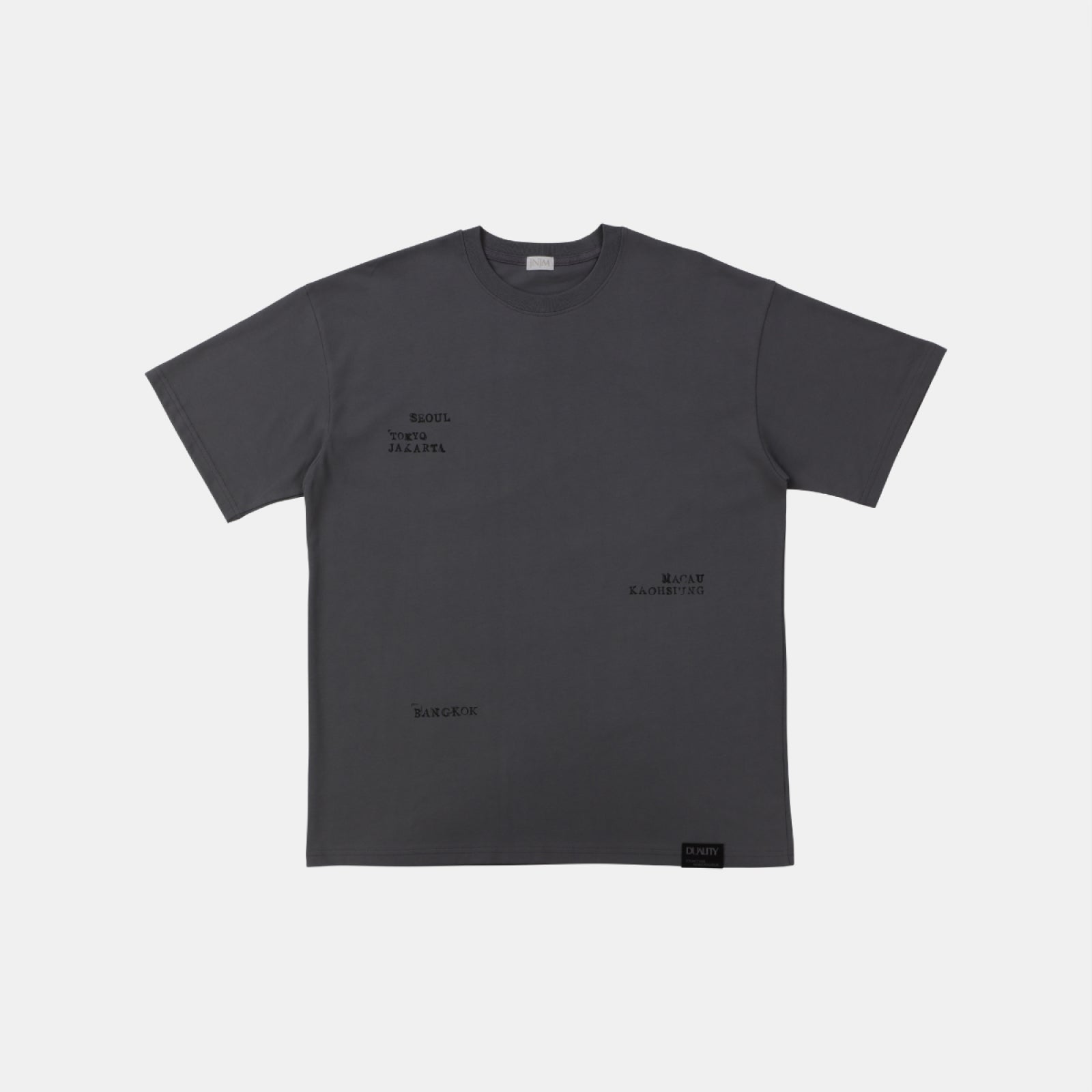 NCT JNJM DUALITY fanmeeting tour official t-shirt charcoal version
