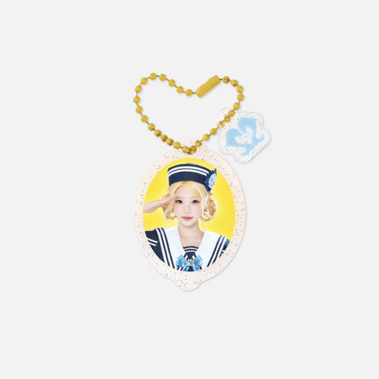 Hearts2Hearts LEMON TANG pop-up MD acrylic keyring with portrait and logo charms