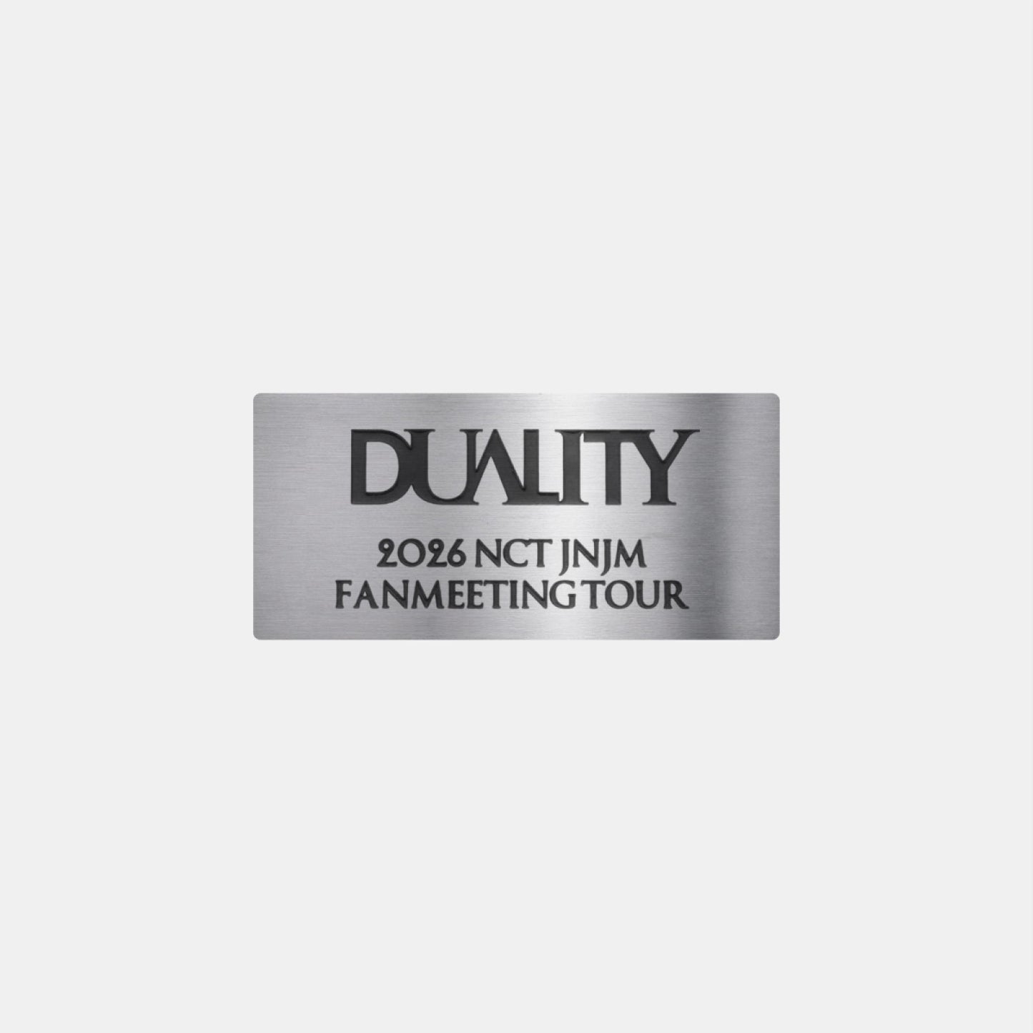 NCT JNJM DUALITY fanmeeting tour official badge