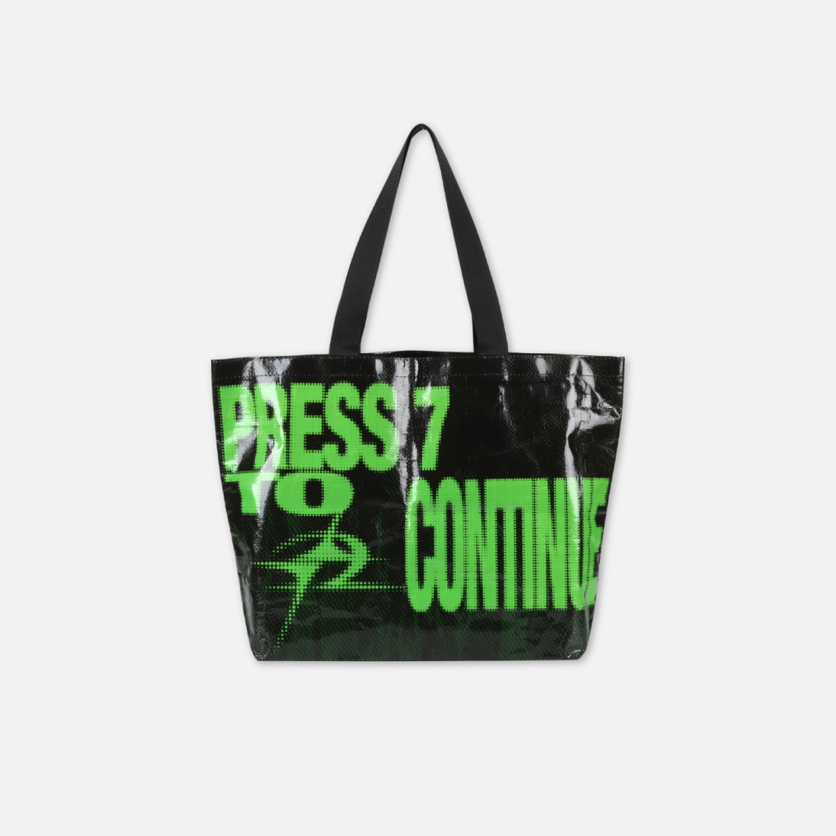 NCT 127 BLINGY pop-up NEO LOST&FOUND CENTER black tarpaulin tote bag