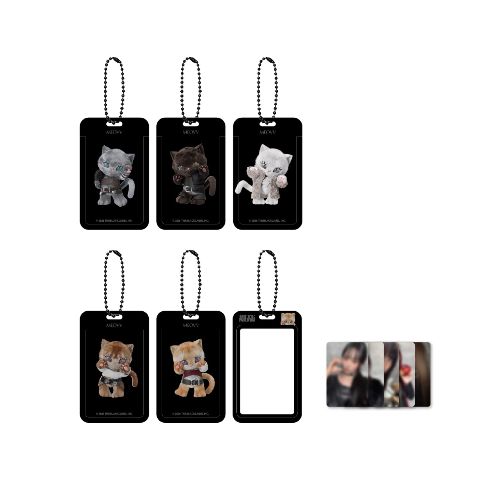 MEOVV BITE NOW character photo case holder set product photo