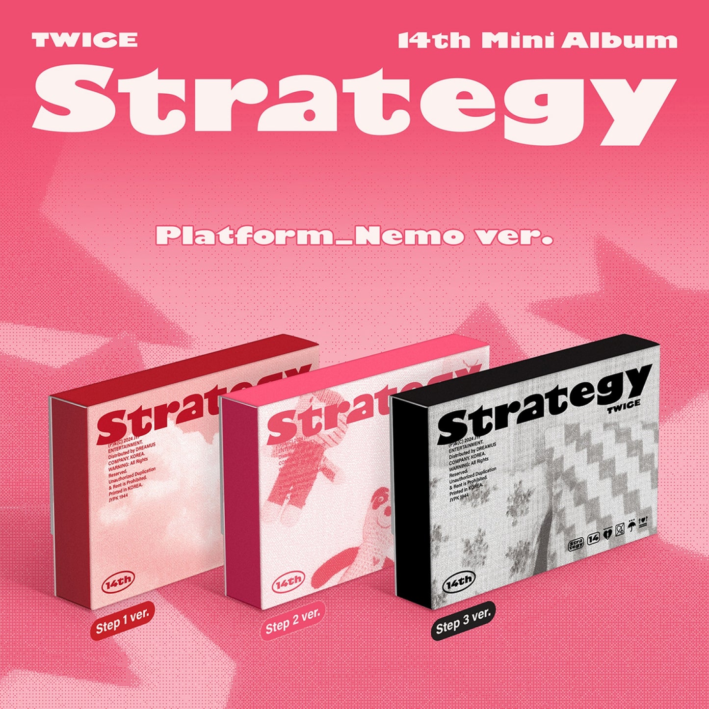 TWICE - STRATEGY / 14th Mini Album (Platform_Nemo ver.)