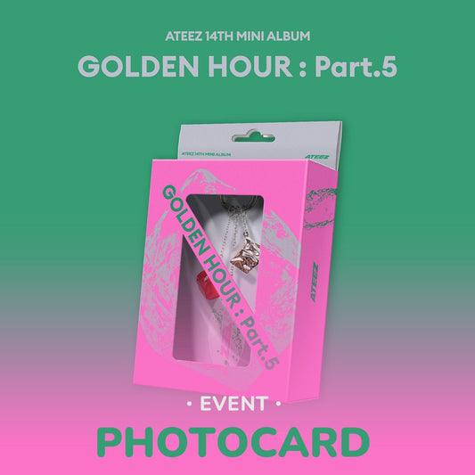 ATEEZ GOLDEN HOUR Part.5 14th mini album KEY CHAIN version cover