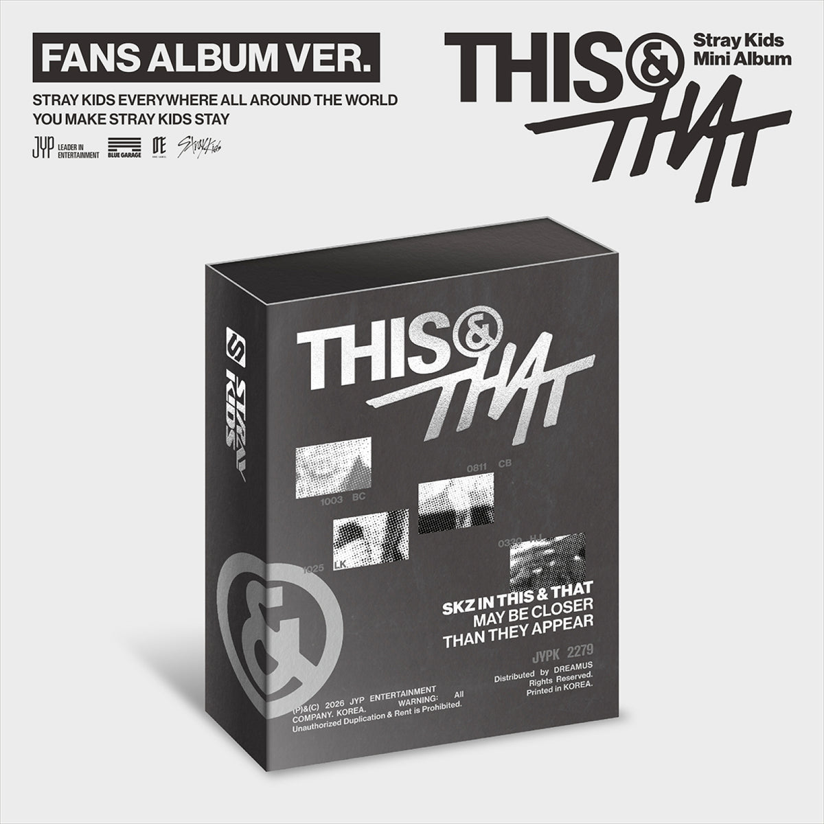 [PRE-ORDER] Stray Kids - THIS & THAT / Mini Album (FANS ALBUM Ver.) (CD)