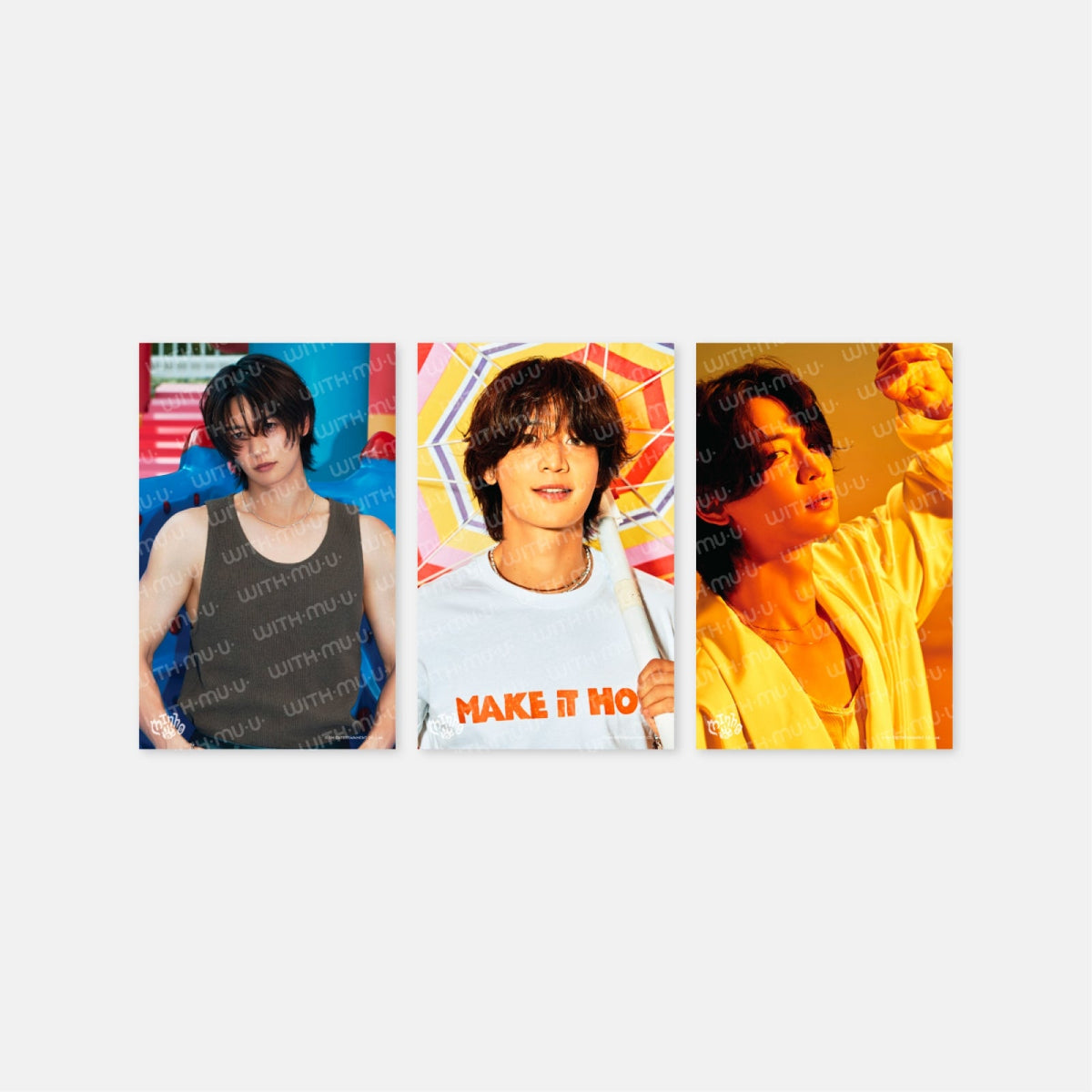 SHINee MINHO Make it hot 2nd mini album official MD 4x6 photo set of three prints