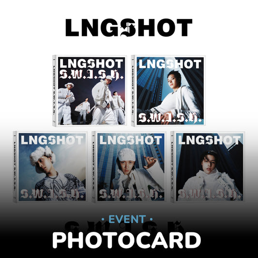 LNGSHOT S.W.I.S.H. EP Standard version random album official artwork