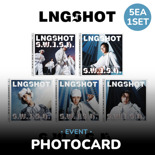 LNGSHOT S.W.I.S.H. EP Standard version five-version set official artwork