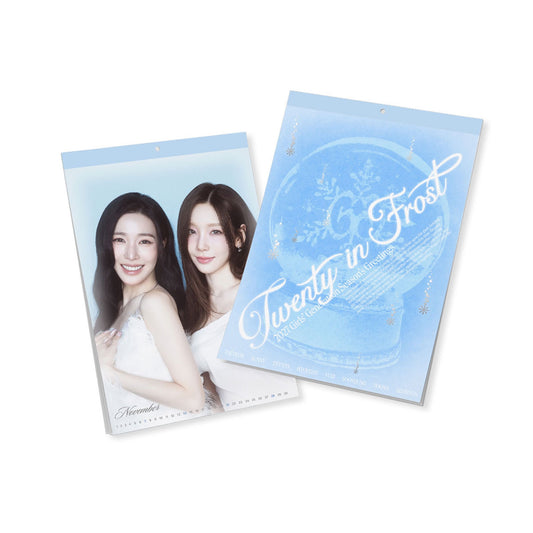 Girls' Generation 2027 wall calendar official cover artwork