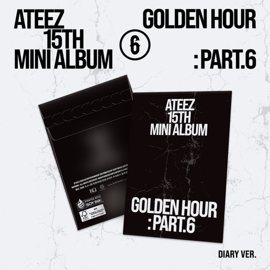 ATEEZ GOLDEN HOUR Part.6 POCAALBUM DIARY Ver. official cover artwork