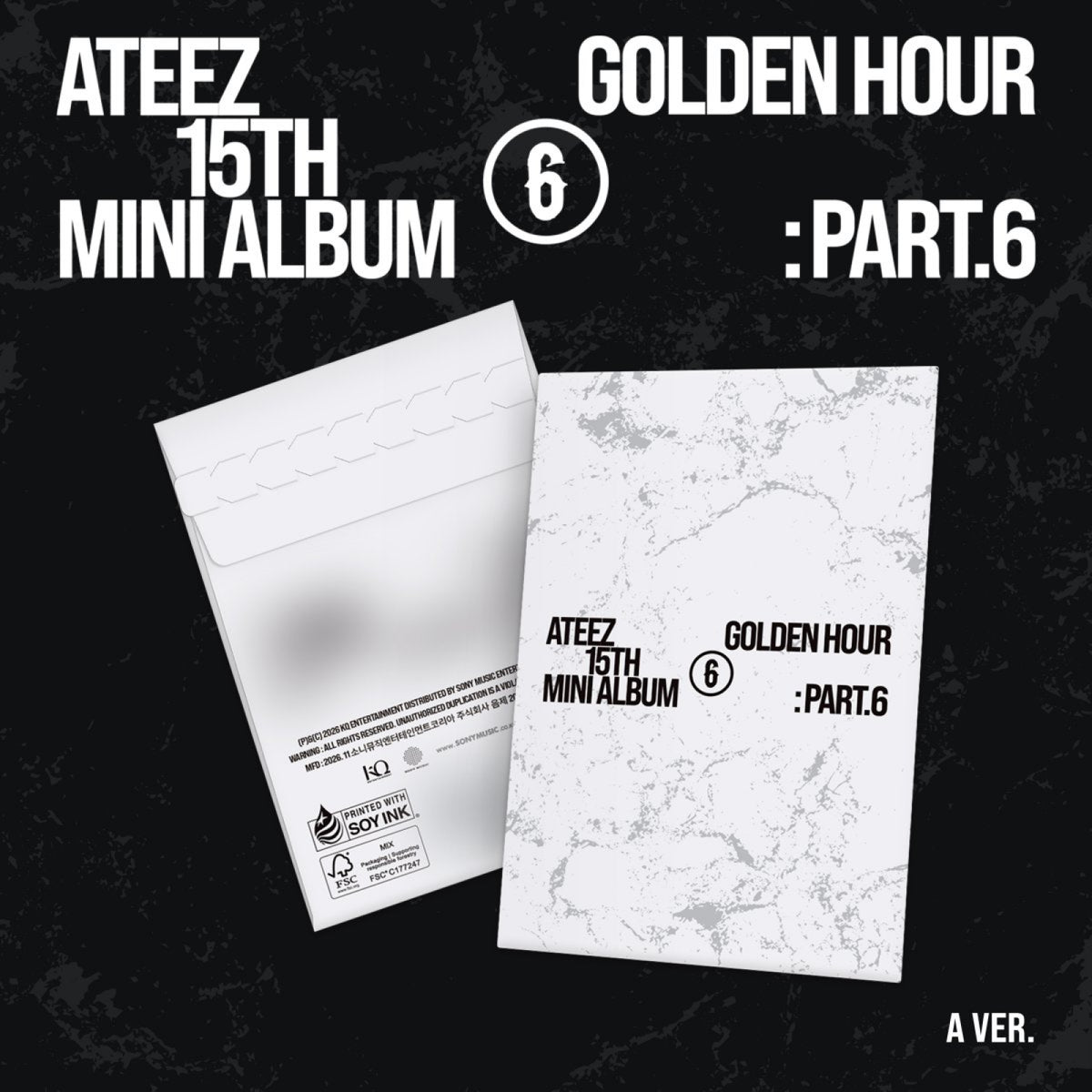 ATEEZ GOLDEN HOUR Part.6 POCAALBUM A Ver. official cover artwork