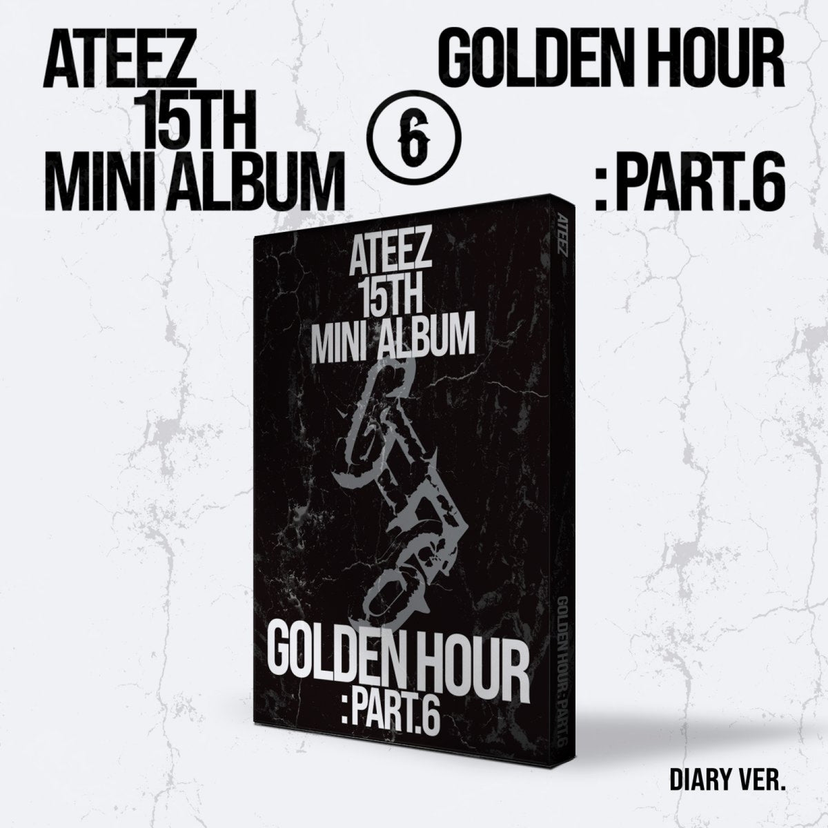 ATEEZ GOLDEN HOUR Part.6 DIARY Ver. official cover artwork