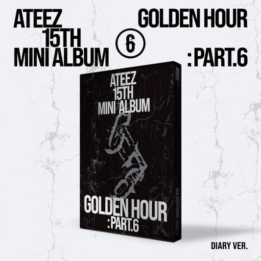 ATEEZ GOLDEN HOUR Part.6 DIARY Ver. official cover artwork