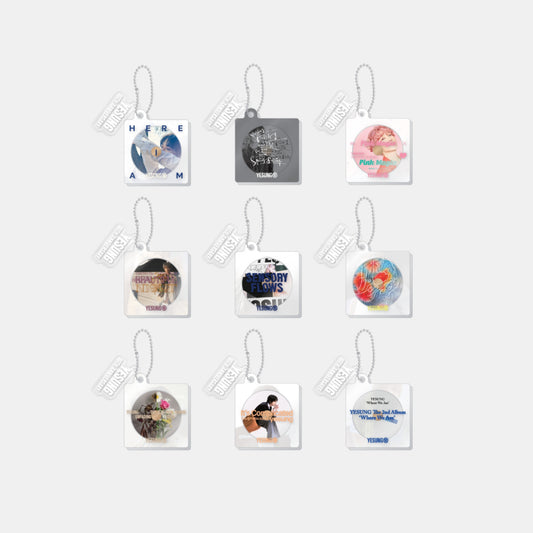 YESUNG 10th anniversary tour RANDOM ALBUM KEYRING official product artwork