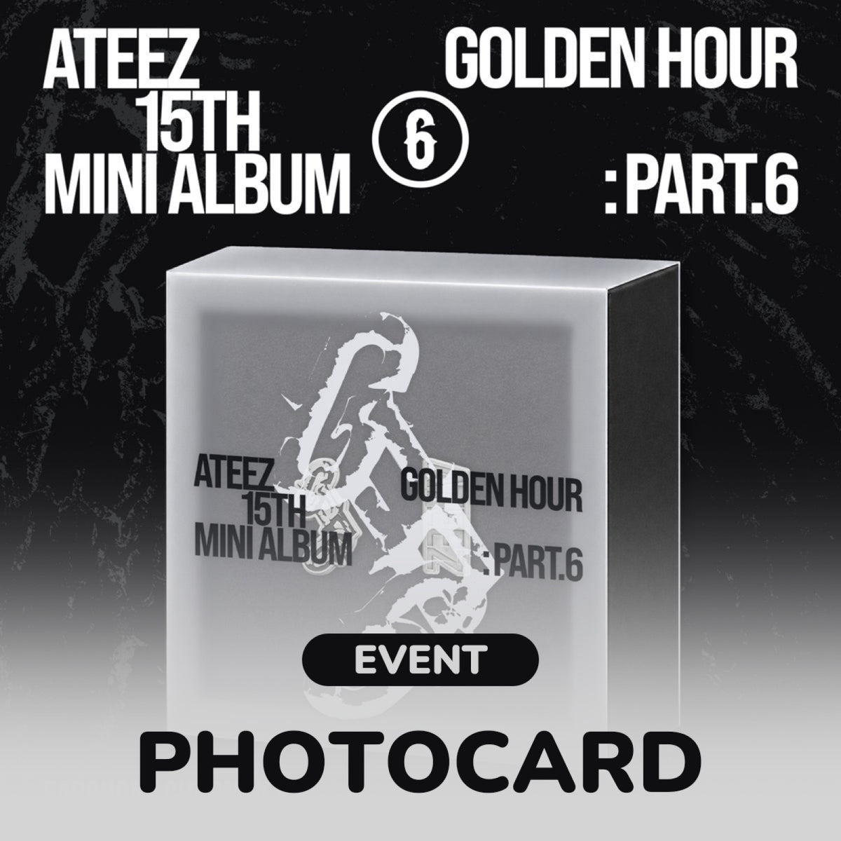 ATEEZ GOLDEN HOUR Part.6 Earphone Charm Ver. official cover artwork