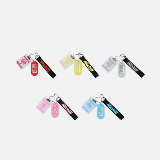 NCT 127 BLINGY pop-up LOST&FOUND 3-piece key ring set member versions