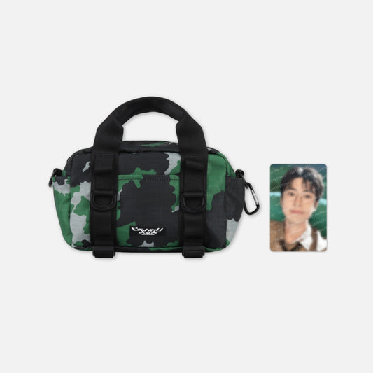 NCT 127 BLINGY pop-up NEO LOST&FOUND CENTER camouflage mini bag set with selfie photo card