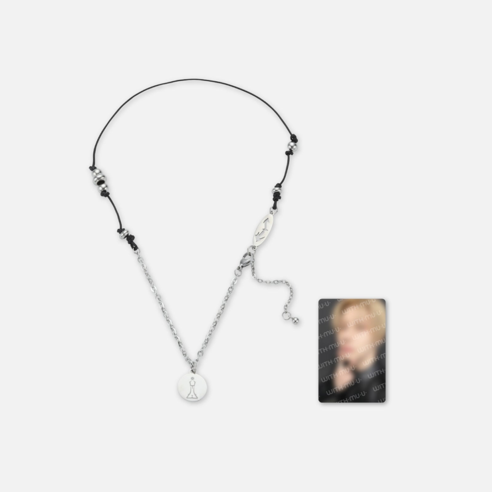 SHINee WORLD VIII THE INVERT necklace set with member photocard