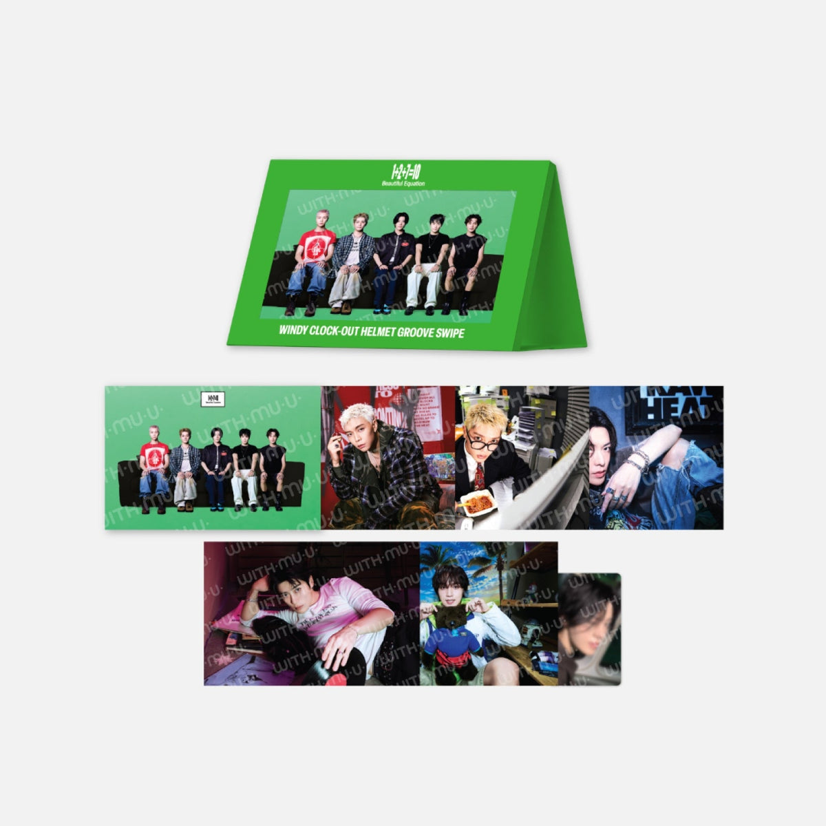 NCT 127 BLINGY pop-up NEO LOST&FOUND CENTER group photo set with random selfie photo card