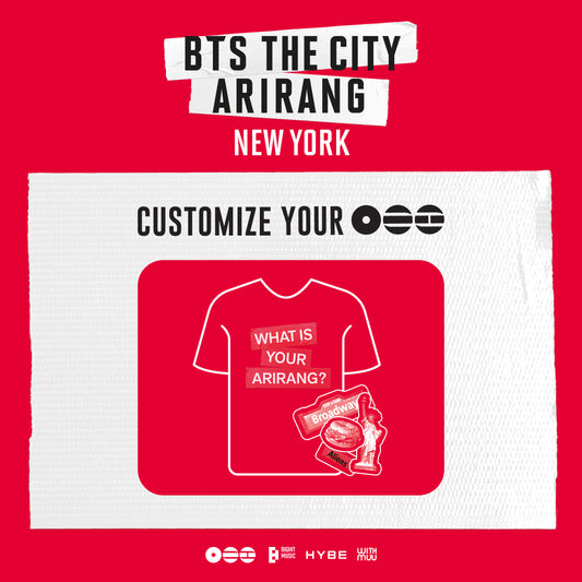 BTS THE CITY ARIRANG NEW YORK ARMY ‘MADANG’ DIY T-SHIRT