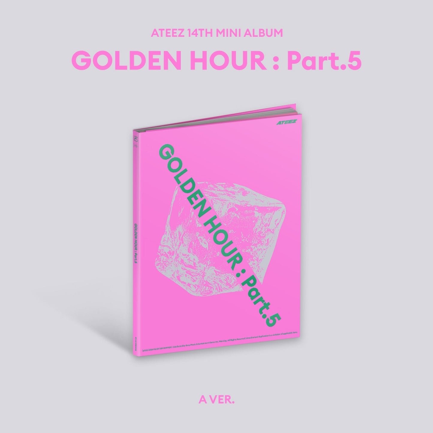ATEEZ GOLDEN HOUR Part.5 14th mini album A version photobook CD cover