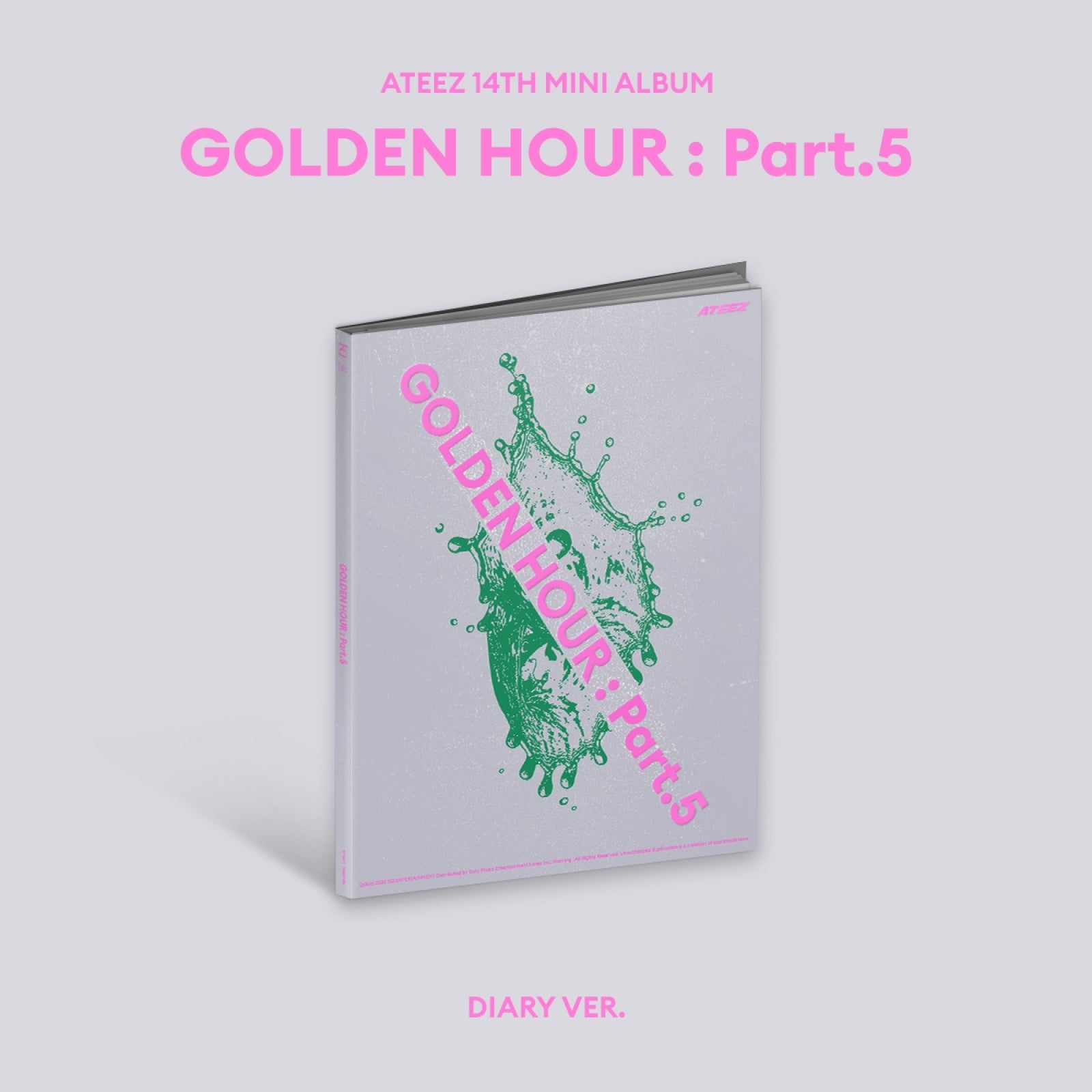 ATEEZ GOLDEN HOUR Part.5 14th mini album Diary version photobook CD cover