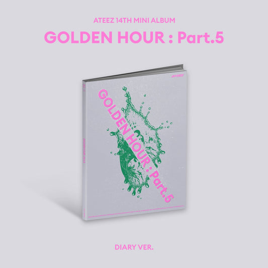 ATEEZ GOLDEN HOUR Part.5 14th mini album Diary version photobook CD cover