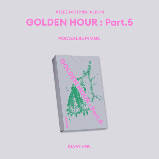 ATEEZ GOLDEN HOUR Part.5 14th mini album POCAALBUM Diary version cover