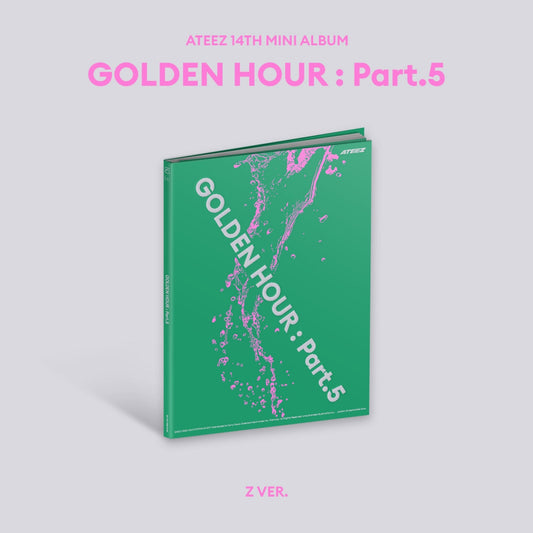 ATEEZ GOLDEN HOUR Part.5 14th mini album Z version photobook CD cover