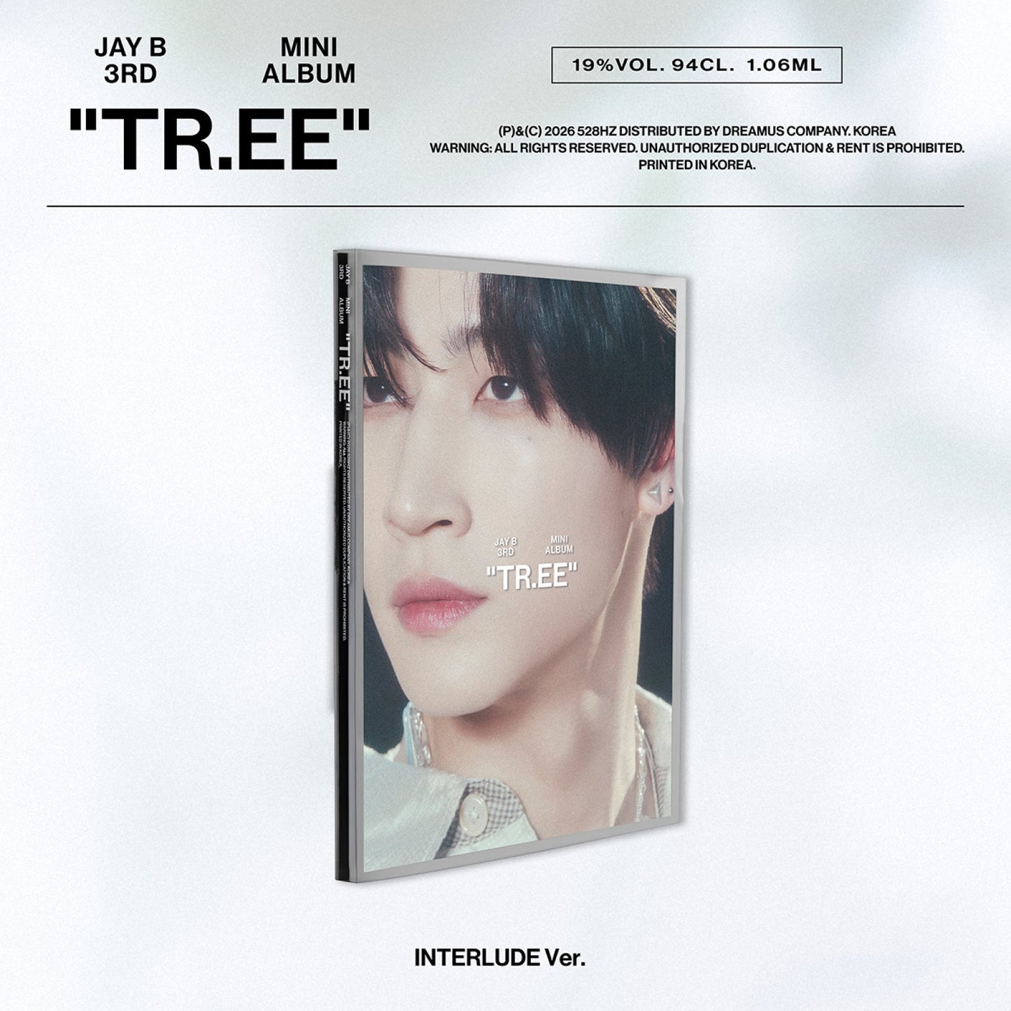 JAY B — TR.EE 3rd Mini Album (INTERLUDE Ver. CD) cover