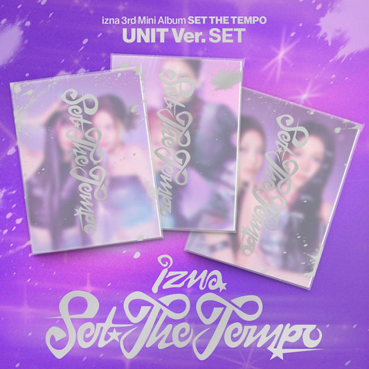 [PRE-ORDER/EVENT] izna (이즈나) - SET THE TEMPO / 3rd Mini Album (UNIT Ver.) (3 SET) (CD)