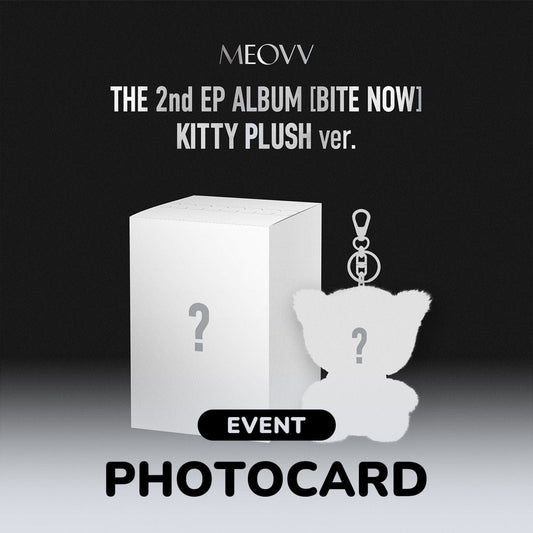 [PRE-ORDER/EVENT] MEOVV - BITE NOW / 2nd EP Album (Kitty Plush Ver.) + Photocard (CD) cover