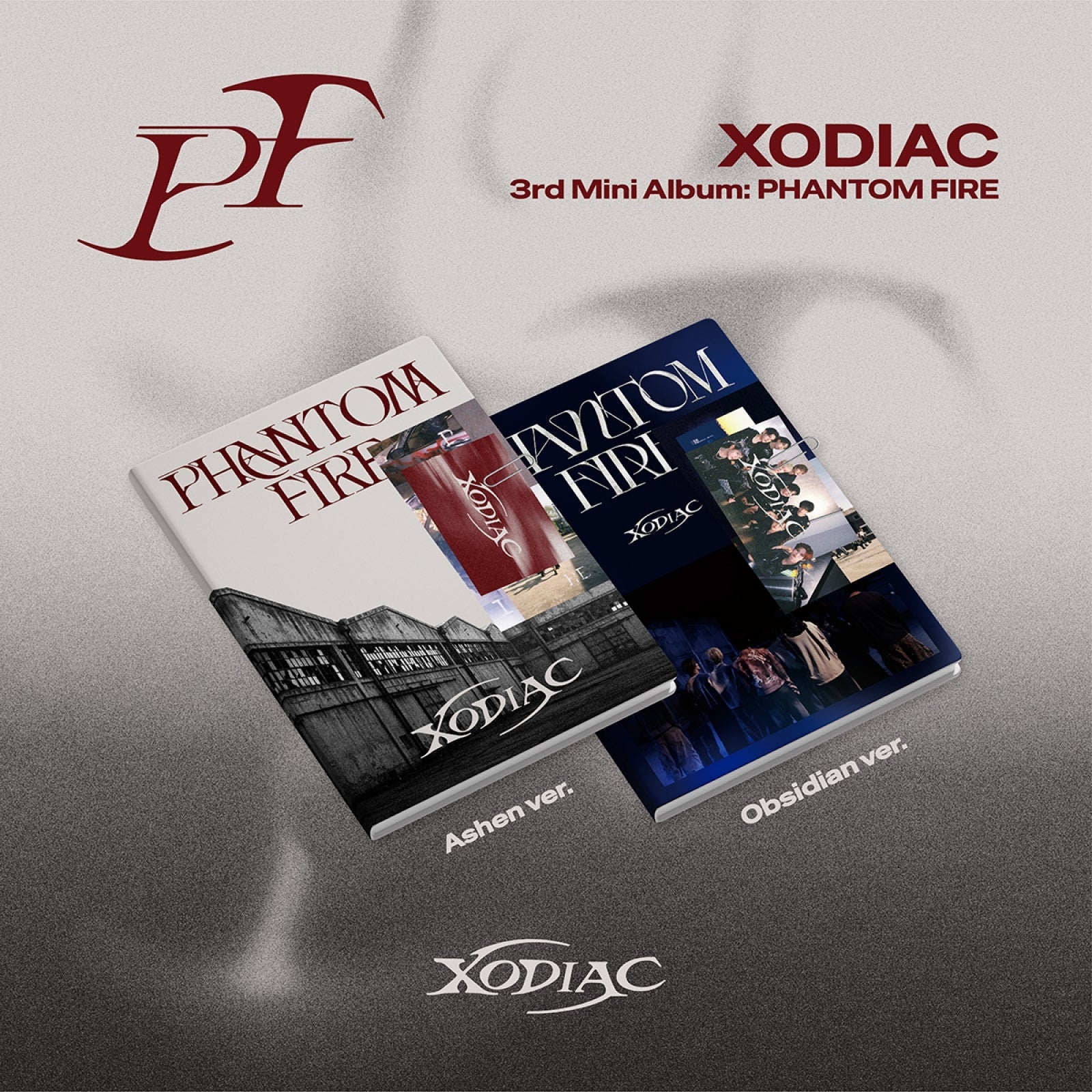 XODIAC PHANTOM FIRE 3rd mini album 2 SET both versions cover
