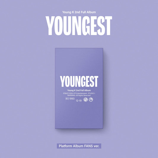 Young K DAY6 YOUNGEST 2nd full album Platform FANS version cover