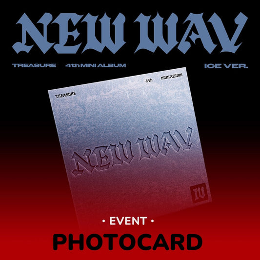 [PRE-ORDER/EVENT] TREASURE - 4th MINI ALBUM [NEW WAV] (ICE VER.) (CD) cover