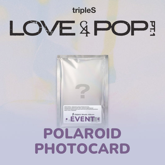 [PRE-ORDER/EVENT] tripleS - LOVE&POP pt.1 (Objekt Music Album Ver.) (CD) cover
