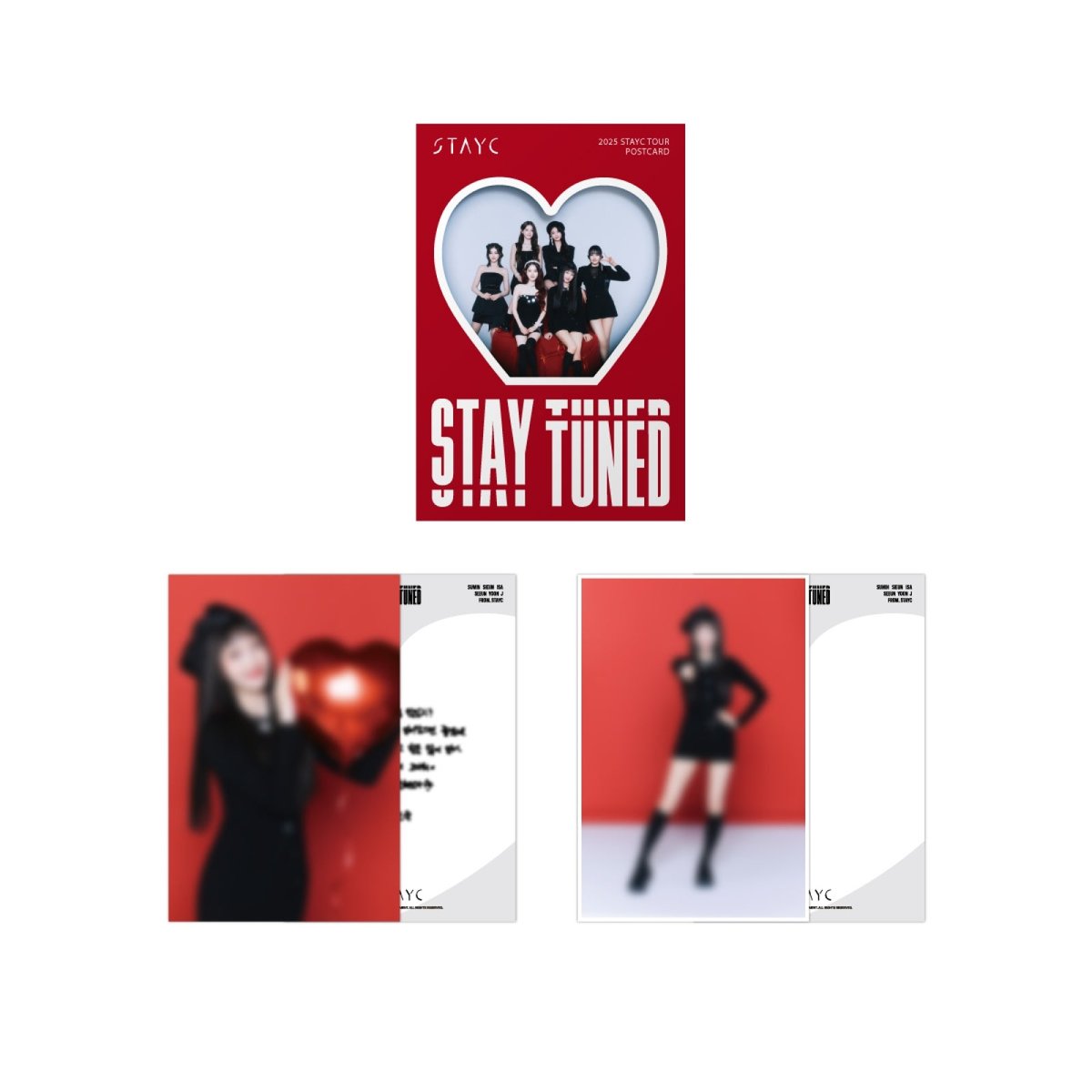 STAYC -  POSTCARD SET / 2025 STAYC TOUR [STAY TUNED] in SEOUL OFFICIAL MD cover