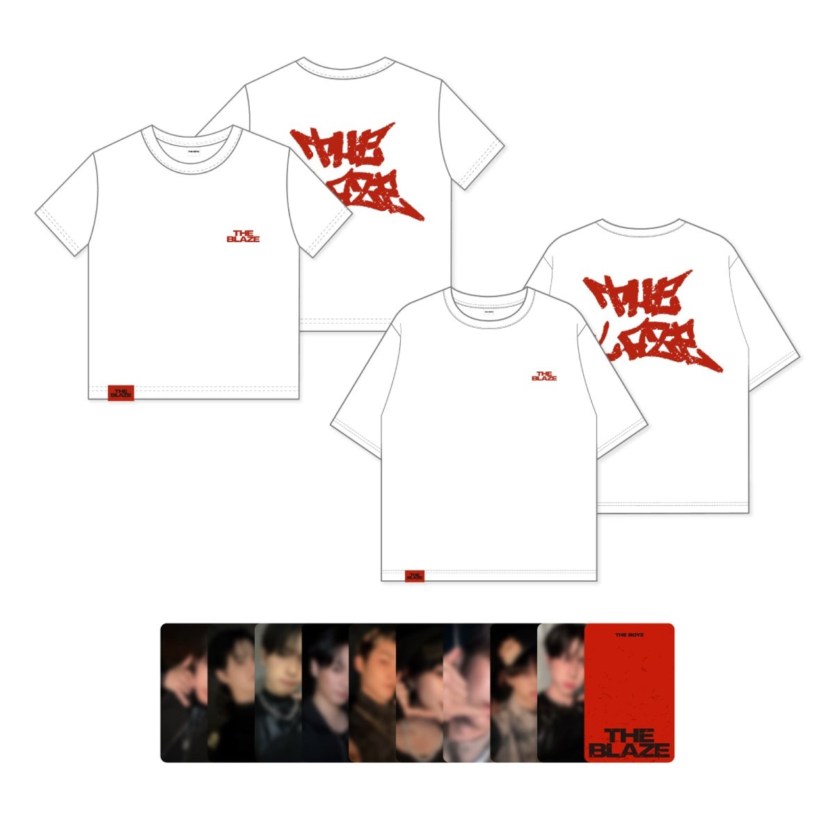 THE BOYZ - T-SHIRT / THE BOYZ [THE BLAZE] WORLD TOUR in SEOUL cover